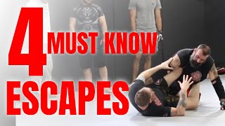 4 MUST KNOW Escapes For MMA and Self Defense