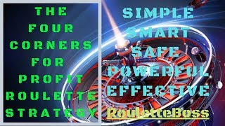 Roulette Strategy – The Four Corners For Profit (2020) Low Bankroll | Roulette Boss
