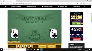 How to win at Baccarat !! 4/23/20 by Gambling Chi