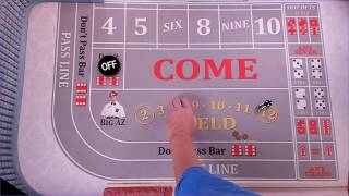 Craps Strategy. The Triple Field Pre$$ #LasVegas #Vegas #casino #craps #darkside #POUND