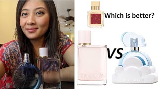 Burberry Her vs Ariana Grande Cloud (MFK Baccarat Rouge 540 dupes)