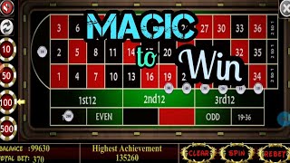 Magic to Win Roulette Strategy
