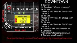 “Downtown” How to play craps nation strategies & tutorials 2020