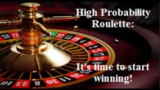 High Probability Roulette Strategy Test 2 Successful   2X Speed