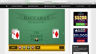 baccarat the shimmy system!