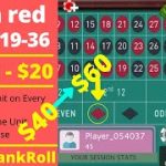 Best Roulette Strategy to Win More 2020 | Red Color and Numbers Strategy