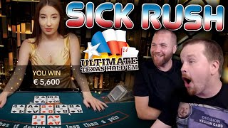 CRAZY Ultimate Texas Hold’em rush