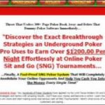 Sit N Go Pro – *Proven* Poker Strategy To Make $1200 Daily!