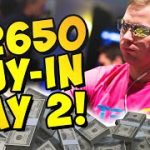 $2,650 VENOM Day 2 + Writing a Poker Book!?