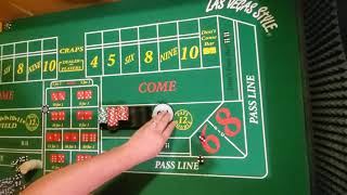 Craps strategy I saw at the  Casino