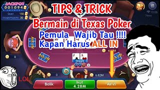 Tips & Trick menang di  texas poker higgs domino !! Pemula wajib tau.