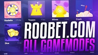 DICE CRASH MINES AND ROULETTE ON ROOBET
