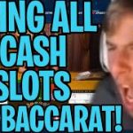 LOSING ALL MY CASH ON SLOTS AND BACCARAT! ROOBET!