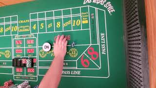 Craps strategy.  My shot + 3 random shooters.