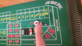 Craps strategy Dont + max odds. + 2 come bets