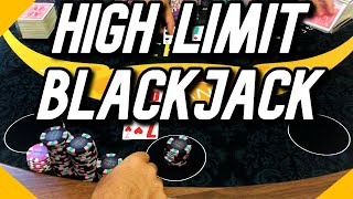 HIGH LIMIT BLACKJACK! WHAT AN INCREDIBLE START! $5000 Buy In
