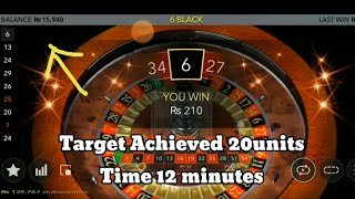 How to earn money with Evolution Auto Roulette  – Execution – Dozen & Column (Part-4)