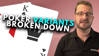 Different Poker Games Explained (Hold’em, Omaha, Stud, Draw)