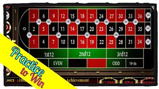Good Practice is Better to Win Roulette  | Learn First Strategy to Win Roulette