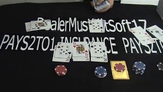 BlackJack Strategy Demo (six deck – day 7 – weak paying shoe)