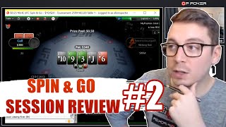 SPIN & GO Session Review No.2! Spin & Go Strategy
