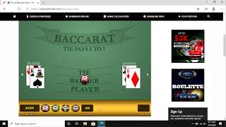 Baccarat Winning Strategies !! By Gambling Chi  4/8/20
