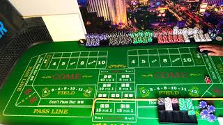 Craps extreme collect double the green $50 table craps strategy video #5