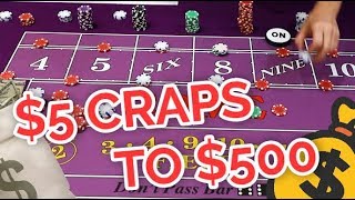 From $5 to $500 POWER PRESS!! Triple Lux Craps System – Part 3