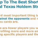 Short Handed Texas Holdem – The Best Strategy Around