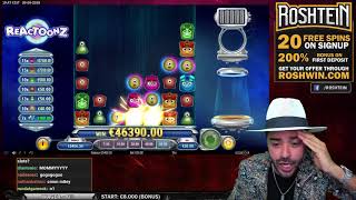 INSANE $$$50,000 Reactoonz WIN (ROOBET)