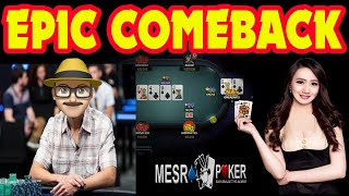 TERPUKAU  !!! Om Sabar Epic Comeback Kesabaran Yang penuh Arti | Poker Online | Trik Poker