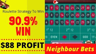 Roulette Win By Neighbour Bets | Best Roulette Strategy to Win 2020 | Roulette Tricks Win Every time