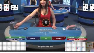 Baccarat Winning Strategy.. “LIVE PLAY ” By Gambling Chi .. 9/6/2020