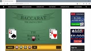 Baccarat Wining Strategies with M.M. 4/28/19