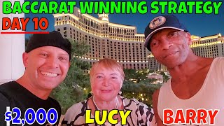 Christopher Mitchell Baccarat Winning Strategy Day 10- $2,000 Cash Profit At Las Vegas Casino’s.