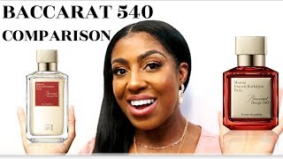 MFK BACCARAT ROUGE 540 | BACCARAT ROUGE 540 EXTRAIT DE PARFUM | COMPARISON