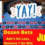 2 Dozen Bets – Just With 1$ Unit Bets | Best Roulette Strategy 2020