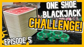 CRAZY TRIPLE SPLIT!!! – One Shoe Blackjack Challenge – Episode 5