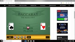 Baccarat Winning Strategies with Money Management 2/19/19