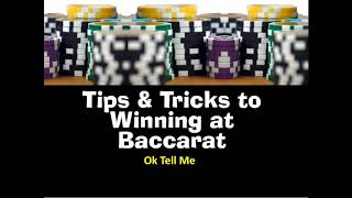 TIPS & TRICKS TO WINNING AT BACCARAT