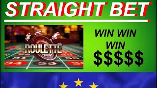 ROULETTE STRATEGY THAT WINS | Straight Bet European Roulette Wheel Strategy