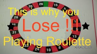 Roulette why your Roulette numbers don’t come out