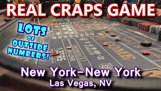 GUY ROLLS OUTSIDE #s! – Live Craps Game #46 – New York-New York, Las Vegas, NV – Inside the Casino