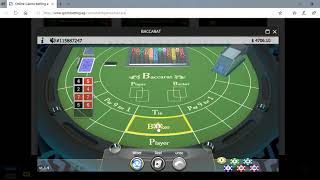 Baccarat Winning Strategies with Money Management 10/1/19