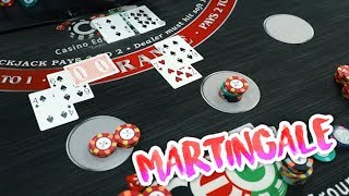 THIS SYSTEM WILL MAKE YOU RICH….Maybe – Testing Martingale System | Live Blackjack Session