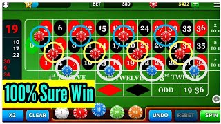 100% Sure Win Strategy to Roulette  | Best Betting Sequence to Win Roulette