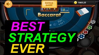 BEST BACCARAT WINNING STRATEGY !!! WIN BIG 100% GUARANTEED