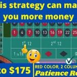 Roulette Strategy to Win – Red Color and 2 Columns Strategy | Roulette Strategy Always Win