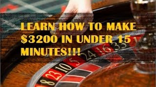 BEST ROULETTE STRATEGY | LEARN HOW TO ALWAYS BEAT ROULETTE!!!