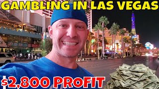 Gambling In Las Vegas- Christopher Mitchell Baccarat Strategies Make $2,800 Cash Profit.